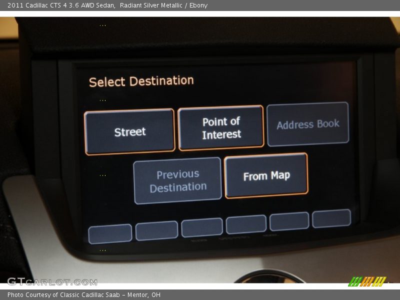 Radiant Silver Metallic / Ebony 2011 Cadillac CTS 4 3.6 AWD Sedan