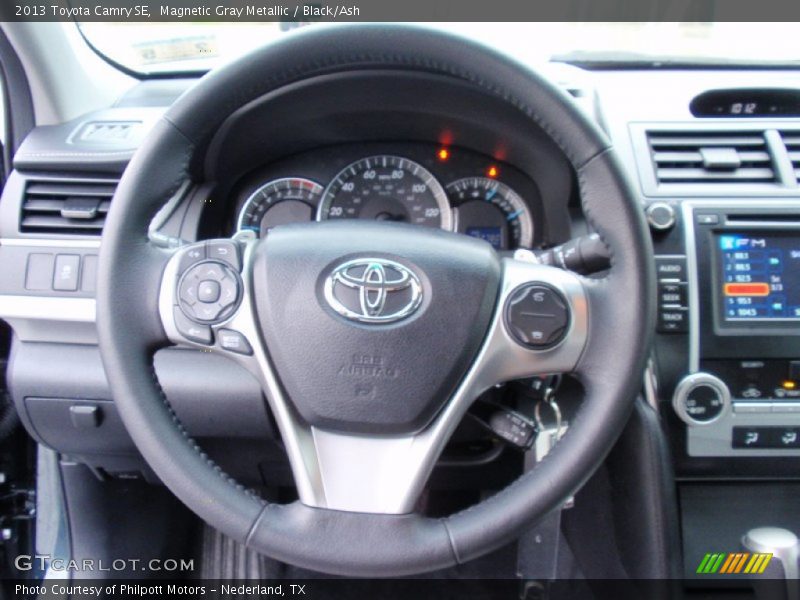 Magnetic Gray Metallic / Black/Ash 2013 Toyota Camry SE