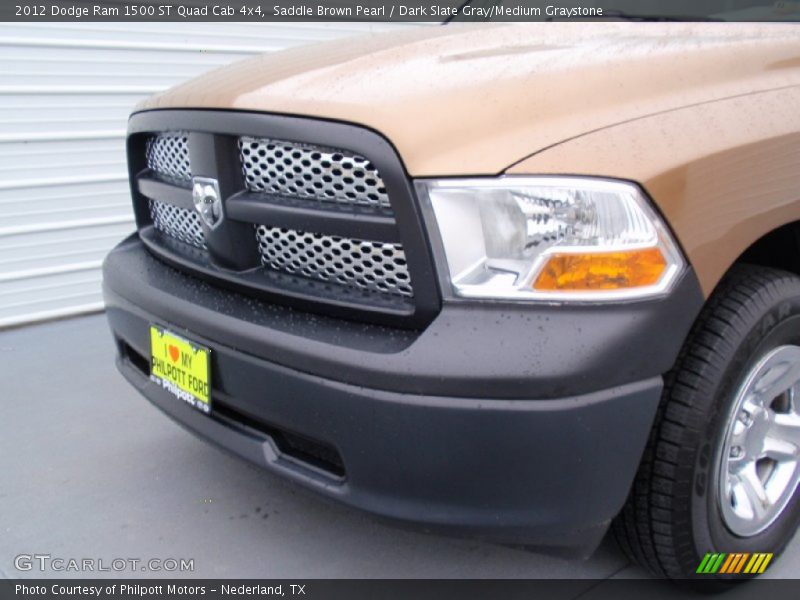 Saddle Brown Pearl / Dark Slate Gray/Medium Graystone 2012 Dodge Ram 1500 ST Quad Cab 4x4