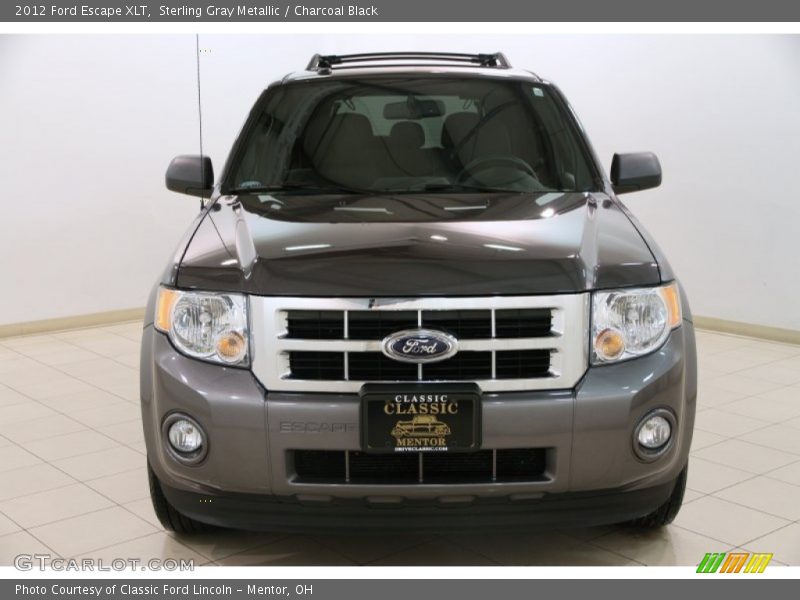 Sterling Gray Metallic / Charcoal Black 2012 Ford Escape XLT