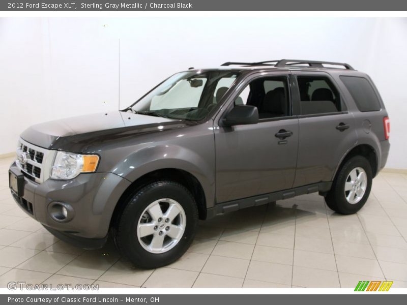 Sterling Gray Metallic / Charcoal Black 2012 Ford Escape XLT