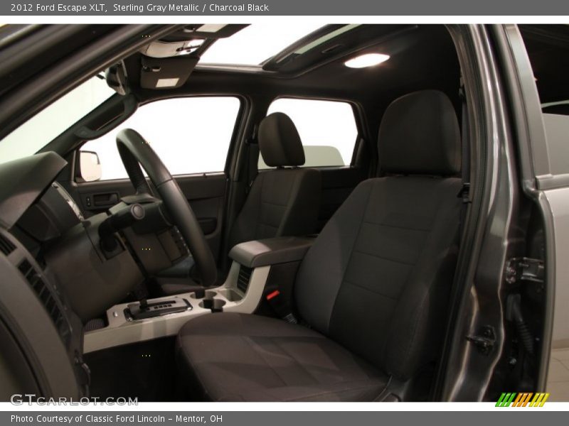 Sterling Gray Metallic / Charcoal Black 2012 Ford Escape XLT