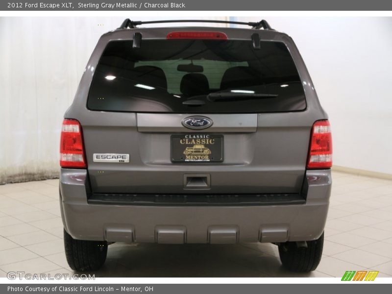 Sterling Gray Metallic / Charcoal Black 2012 Ford Escape XLT