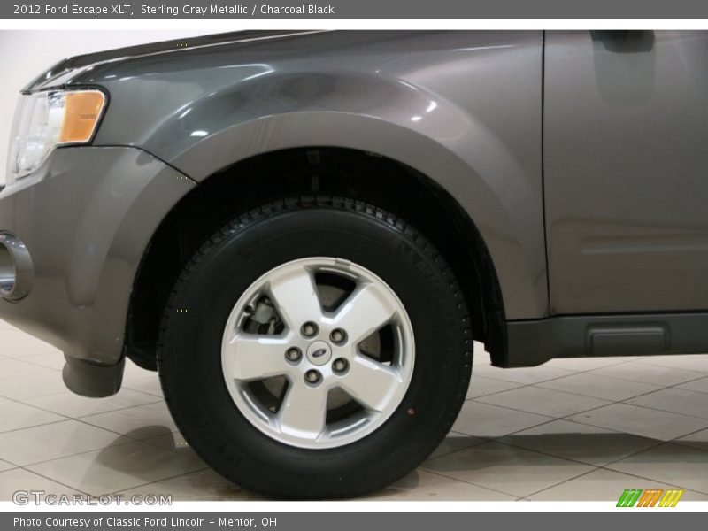 Sterling Gray Metallic / Charcoal Black 2012 Ford Escape XLT