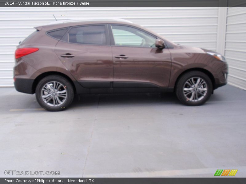 Kona Bronze / Beige 2014 Hyundai Tucson SE