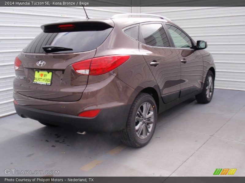 Kona Bronze / Beige 2014 Hyundai Tucson SE