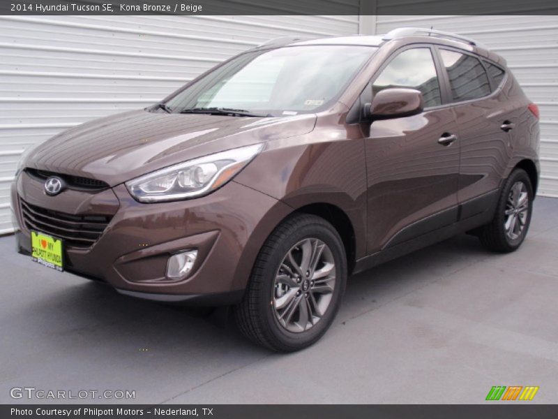 Kona Bronze / Beige 2014 Hyundai Tucson SE