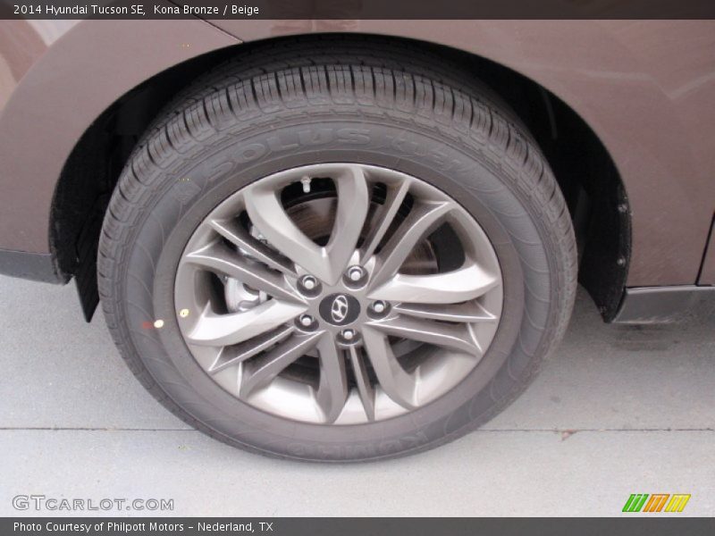 Kona Bronze / Beige 2014 Hyundai Tucson SE