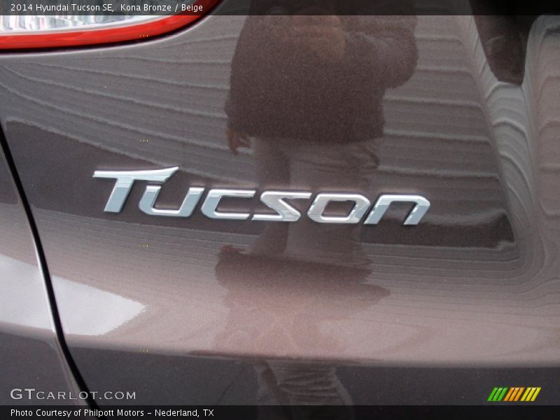 Kona Bronze / Beige 2014 Hyundai Tucson SE
