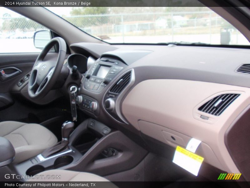 Kona Bronze / Beige 2014 Hyundai Tucson SE