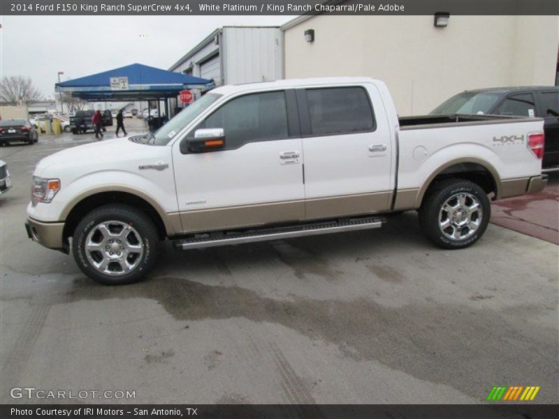 White Platinum / King Ranch Chaparral/Pale Adobe 2014 Ford F150 King Ranch SuperCrew 4x4