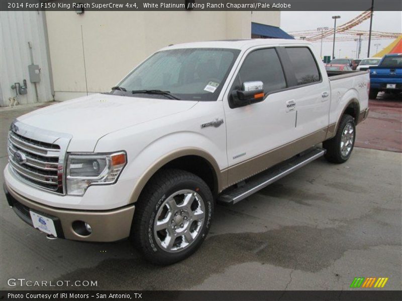 White Platinum / King Ranch Chaparral/Pale Adobe 2014 Ford F150 King Ranch SuperCrew 4x4
