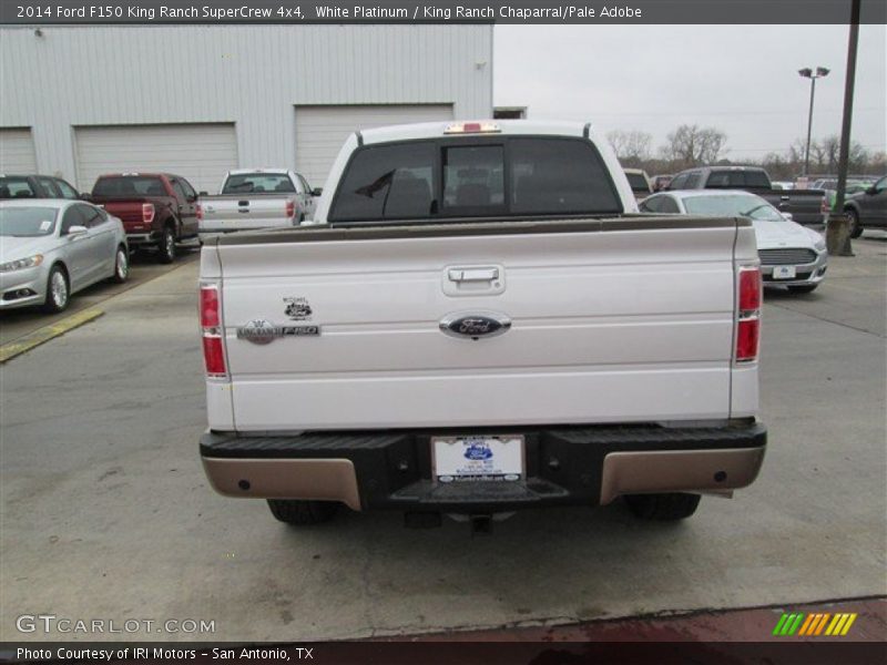 White Platinum / King Ranch Chaparral/Pale Adobe 2014 Ford F150 King Ranch SuperCrew 4x4