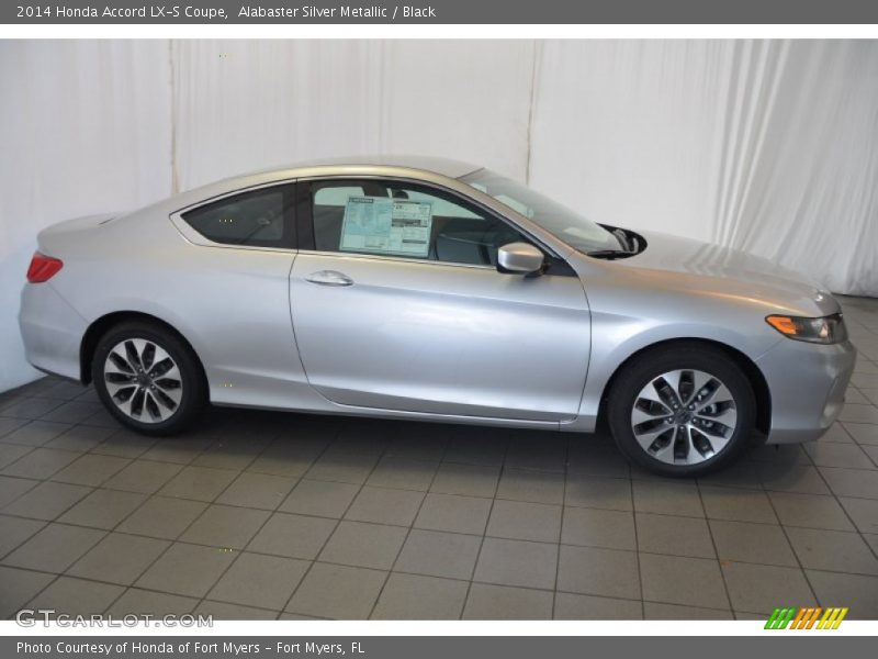 Alabaster Silver Metallic / Black 2014 Honda Accord LX-S Coupe