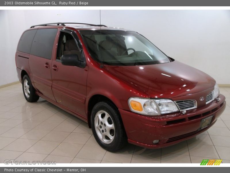 Ruby Red / Beige 2003 Oldsmobile Silhouette GL