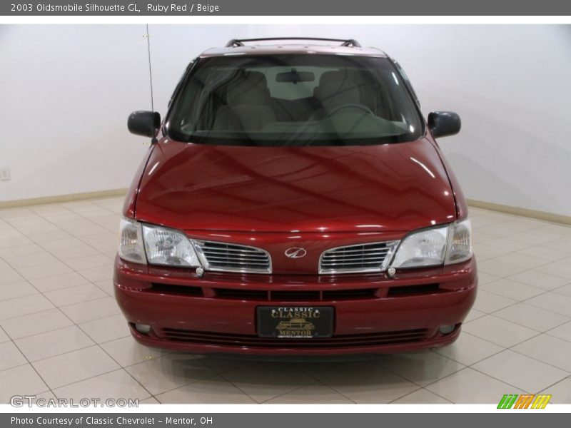 Ruby Red / Beige 2003 Oldsmobile Silhouette GL