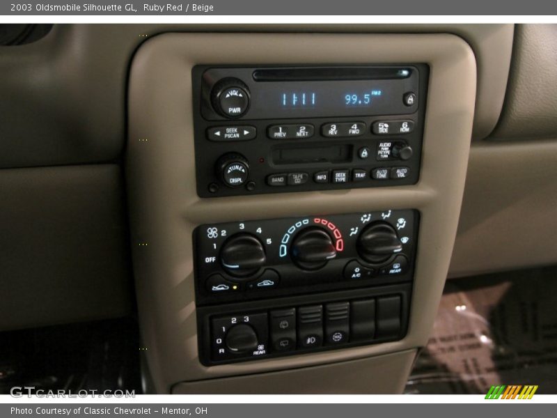Controls of 2003 Silhouette GL