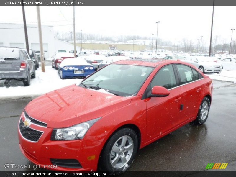 Red Hot / Jet Black 2014 Chevrolet Cruze LT
