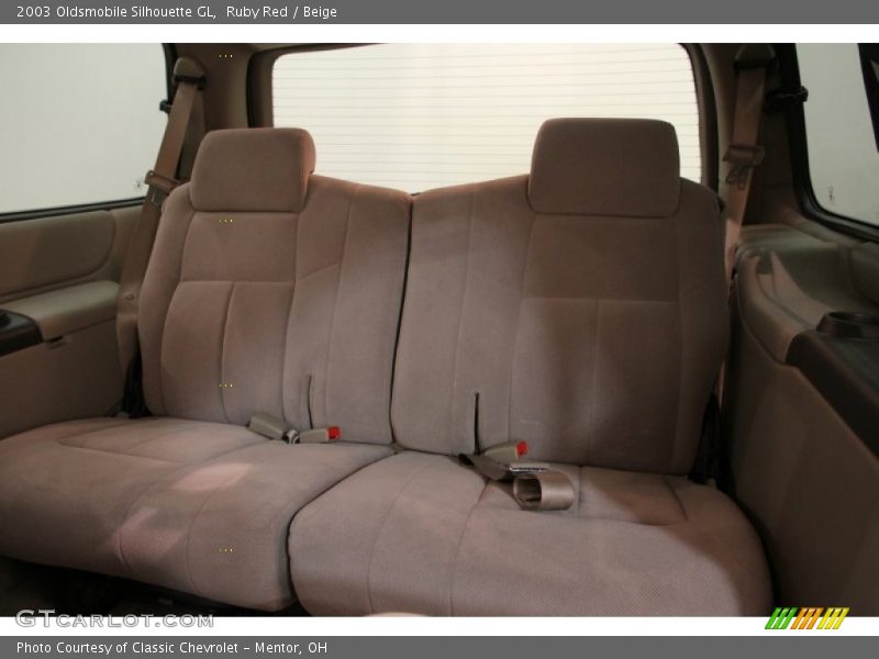 Rear Seat of 2003 Silhouette GL