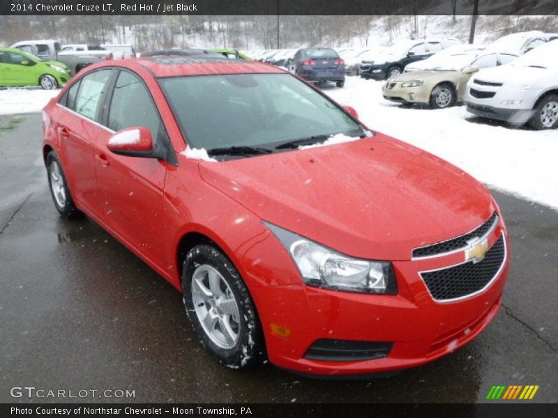 Red Hot / Jet Black 2014 Chevrolet Cruze LT