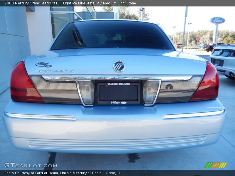 Light Ice Blue Metallic / Medium Light Stone 2008 Mercury Grand Marquis LS