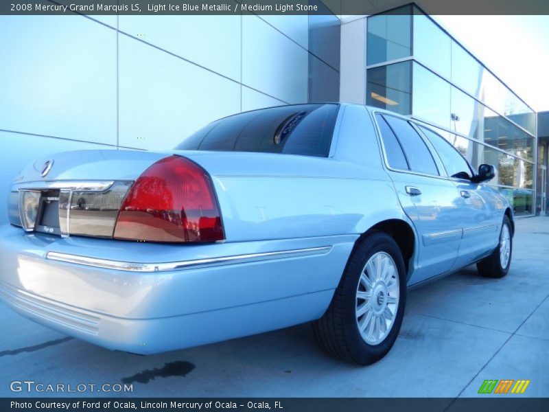 Light Ice Blue Metallic / Medium Light Stone 2008 Mercury Grand Marquis LS