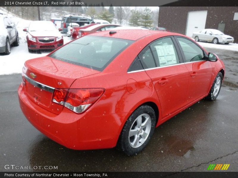 Red Hot / Jet Black 2014 Chevrolet Cruze LT