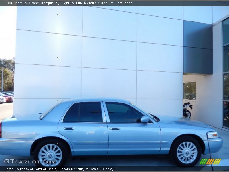 Light Ice Blue Metallic / Medium Light Stone 2008 Mercury Grand Marquis LS