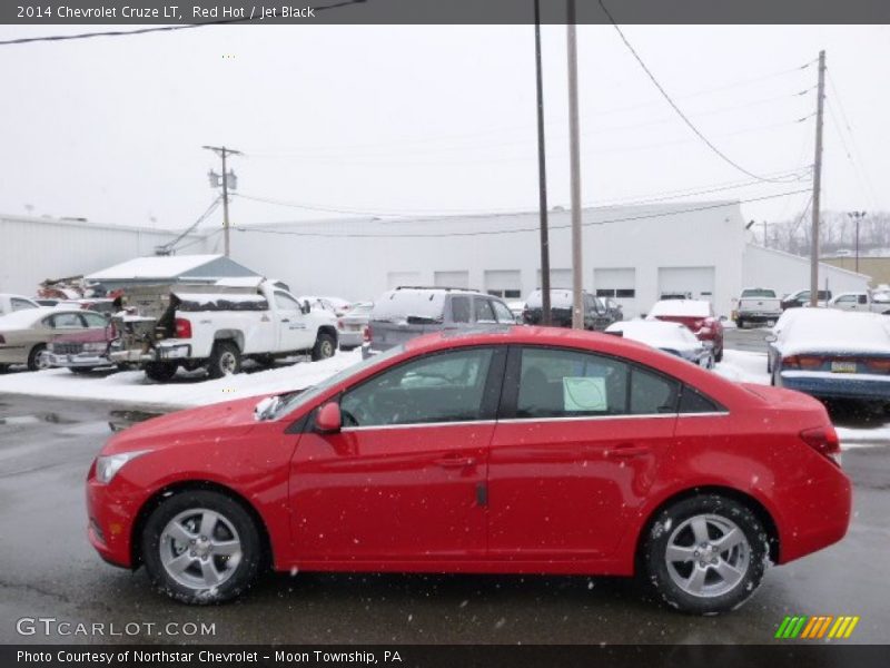 Red Hot / Jet Black 2014 Chevrolet Cruze LT