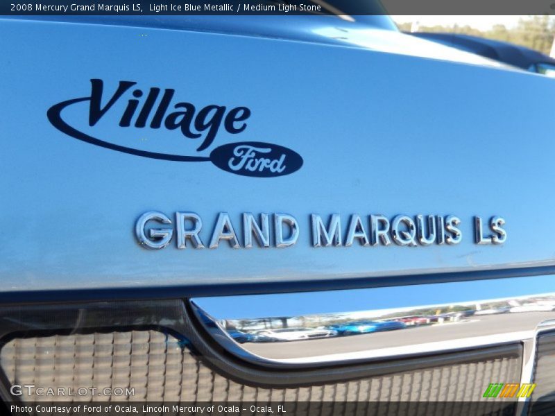 Light Ice Blue Metallic / Medium Light Stone 2008 Mercury Grand Marquis LS