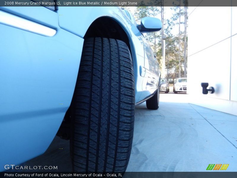 Light Ice Blue Metallic / Medium Light Stone 2008 Mercury Grand Marquis LS