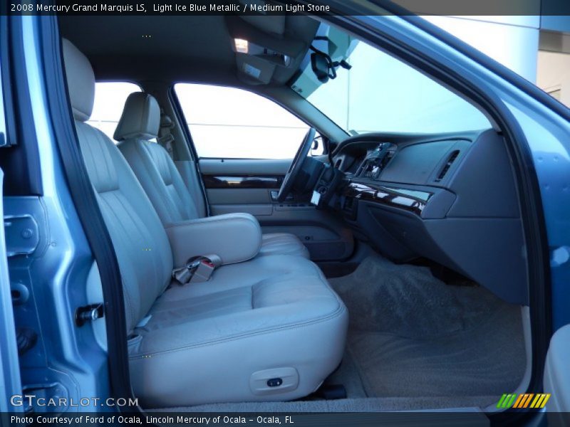 Light Ice Blue Metallic / Medium Light Stone 2008 Mercury Grand Marquis LS