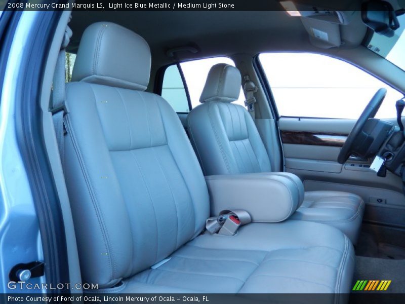 Light Ice Blue Metallic / Medium Light Stone 2008 Mercury Grand Marquis LS