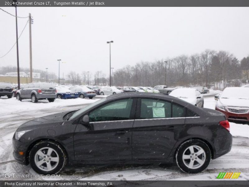 Tungsten Metallic / Jet Black 2014 Chevrolet Cruze LT