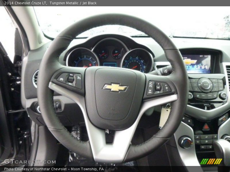 Tungsten Metallic / Jet Black 2014 Chevrolet Cruze LT