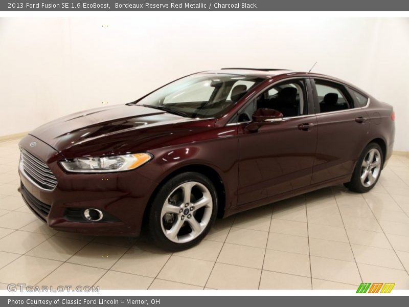 Bordeaux Reserve Red Metallic / Charcoal Black 2013 Ford Fusion SE 1.6 EcoBoost
