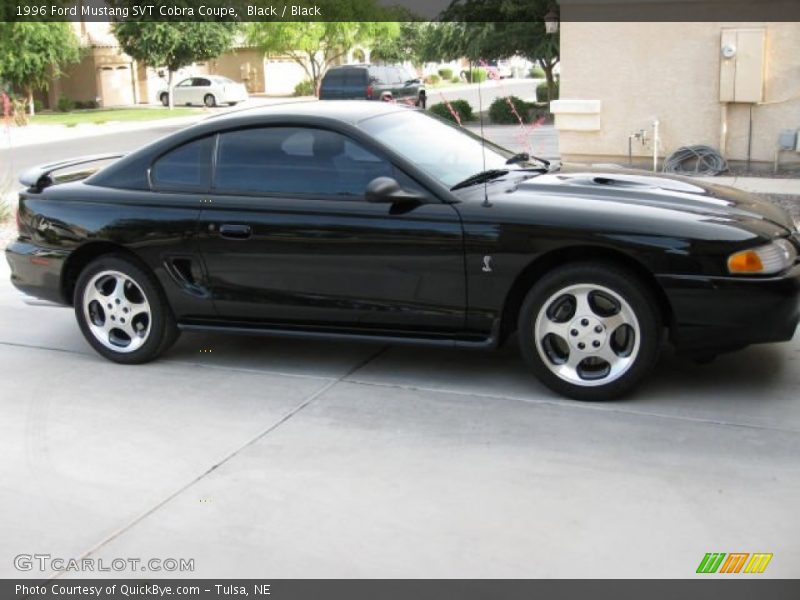 Black / Black 1996 Ford Mustang SVT Cobra Coupe