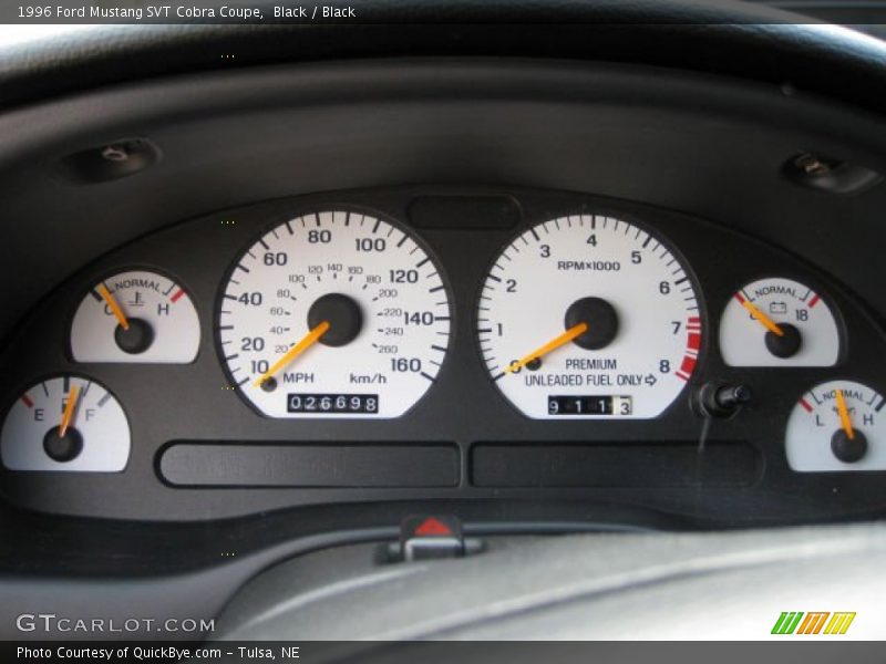  1996 Mustang SVT Cobra Coupe SVT Cobra Coupe Gauges