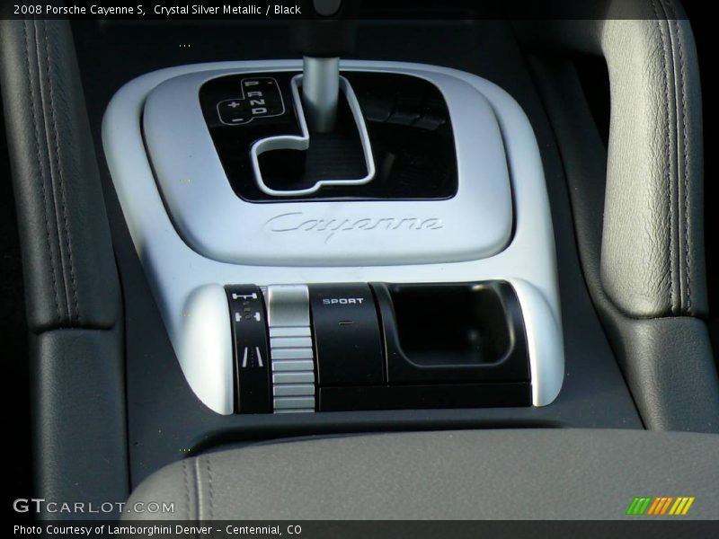 Crystal Silver Metallic / Black 2008 Porsche Cayenne S