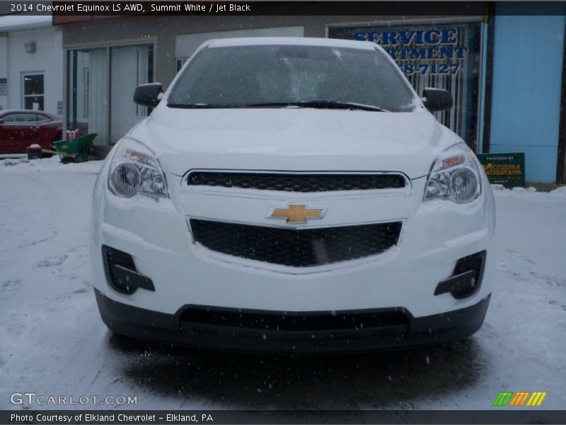 Summit White / Jet Black 2014 Chevrolet Equinox LS AWD
