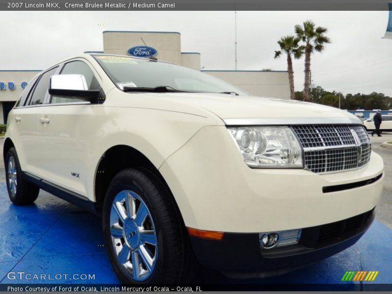 Creme Brulee Metallic / Medium Camel 2007 Lincoln MKX