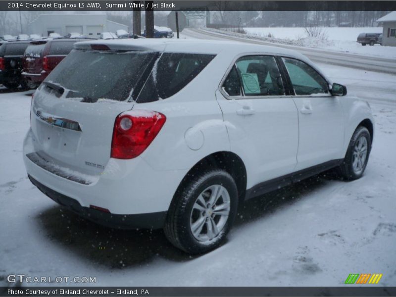 Summit White / Jet Black 2014 Chevrolet Equinox LS AWD