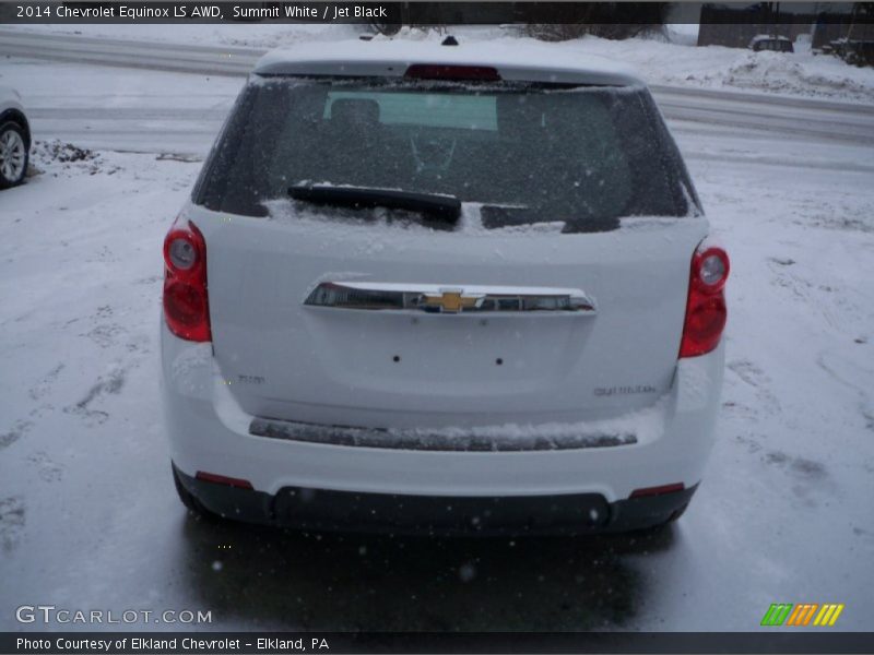 Summit White / Jet Black 2014 Chevrolet Equinox LS AWD