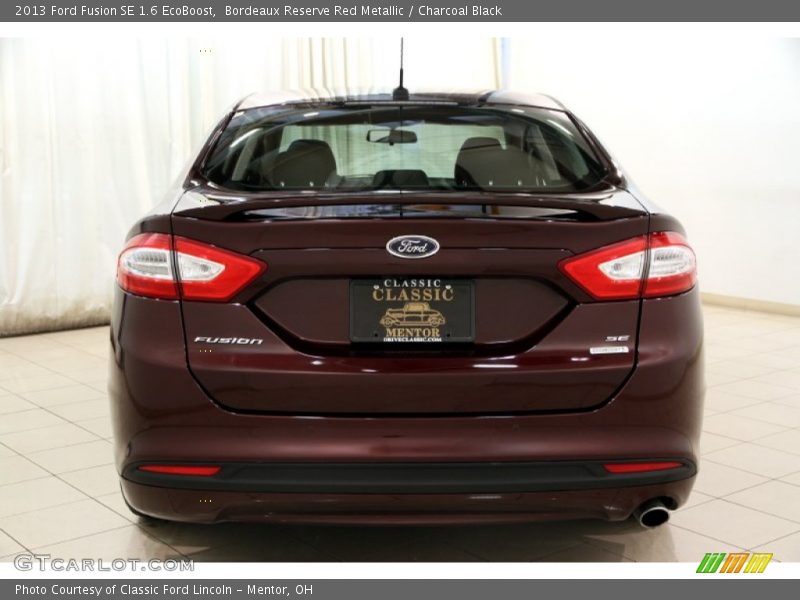 Bordeaux Reserve Red Metallic / Charcoal Black 2013 Ford Fusion SE 1.6 EcoBoost