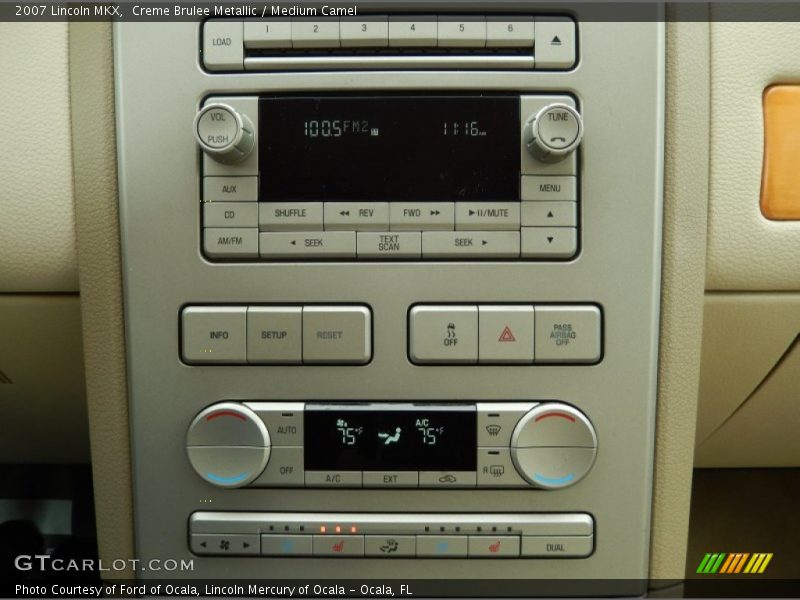 Controls of 2007 MKX 
