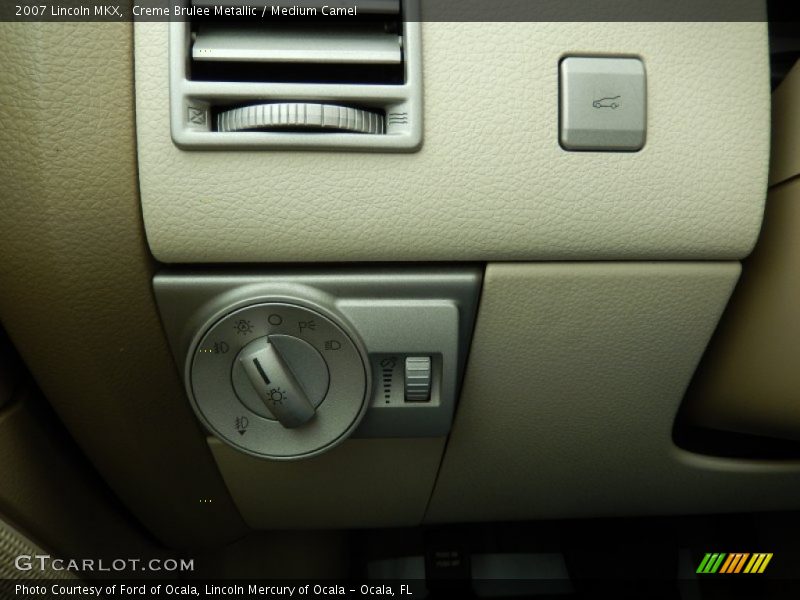 Controls of 2007 MKX 