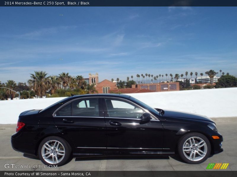 Black / Black 2014 Mercedes-Benz C 250 Sport