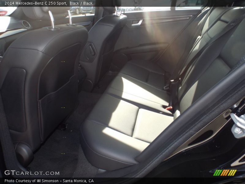 Black / Black 2014 Mercedes-Benz C 250 Sport