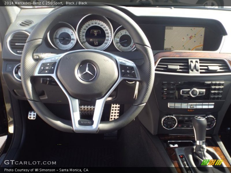 Black / Black 2014 Mercedes-Benz C 250 Sport