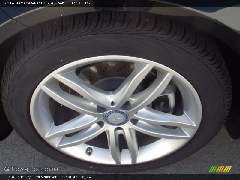 Black / Black 2014 Mercedes-Benz C 250 Sport